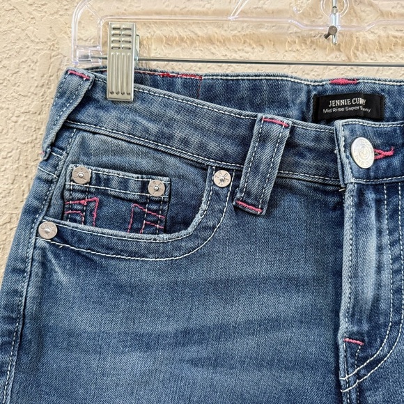 True Religion Jeans Jennie Curvy Mid Rise Super Skinny 
Embroidered Pockets 29 - Picture 8 of 15